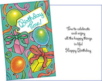 Birthday Time Card