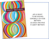 Happy Birthday Colors Card