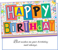 Happy Birthday Wishes Card