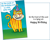 Funny Cat Birthday Card