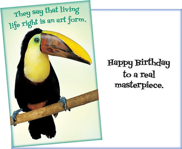 Toucan Birthday Card