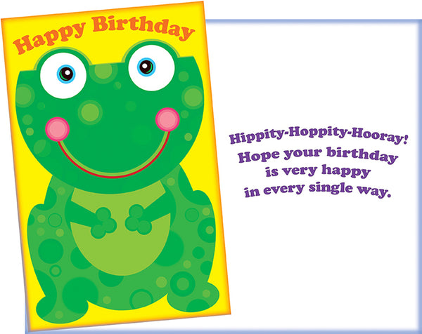 Frog Happy Birthday Card