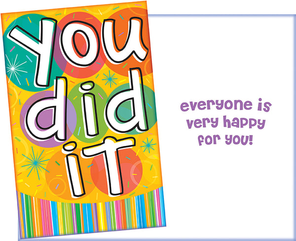 You Did It Card