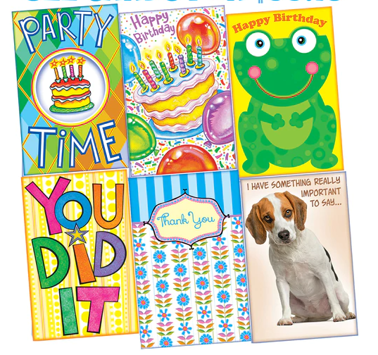 25 Assorted Birthday Card Pack